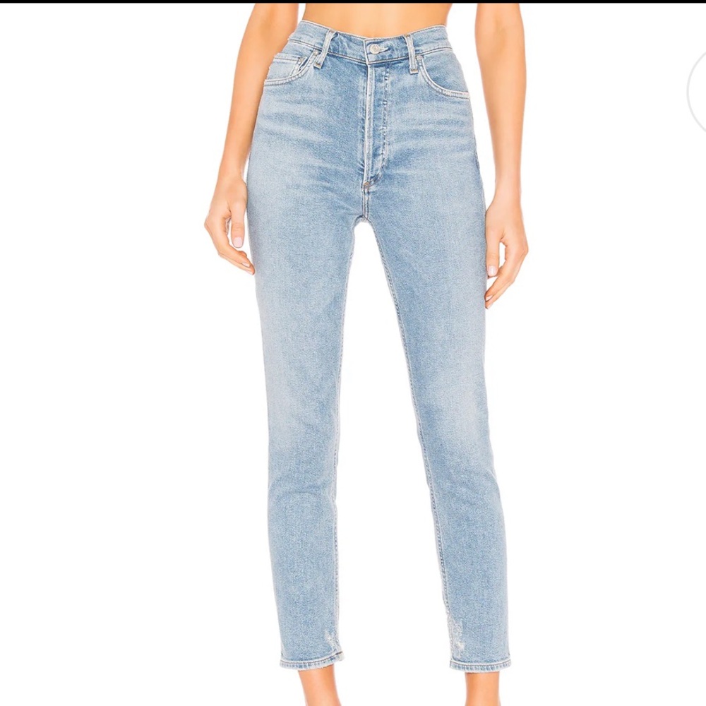 Nico high rise slim fit agolde jeans